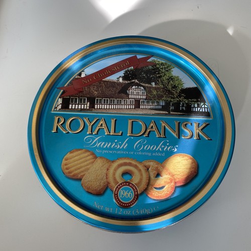 Royal Dansk Danish Butter Cookies Sammlerstück 12 oz Dose LEER