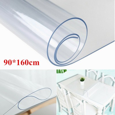 tablecloth protector pvc waterproof clear plastic dining table transparent