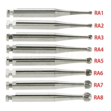 Dental Round Latch Carbide Bur Inverted Cone Head Bur RA LA For Slow Speed