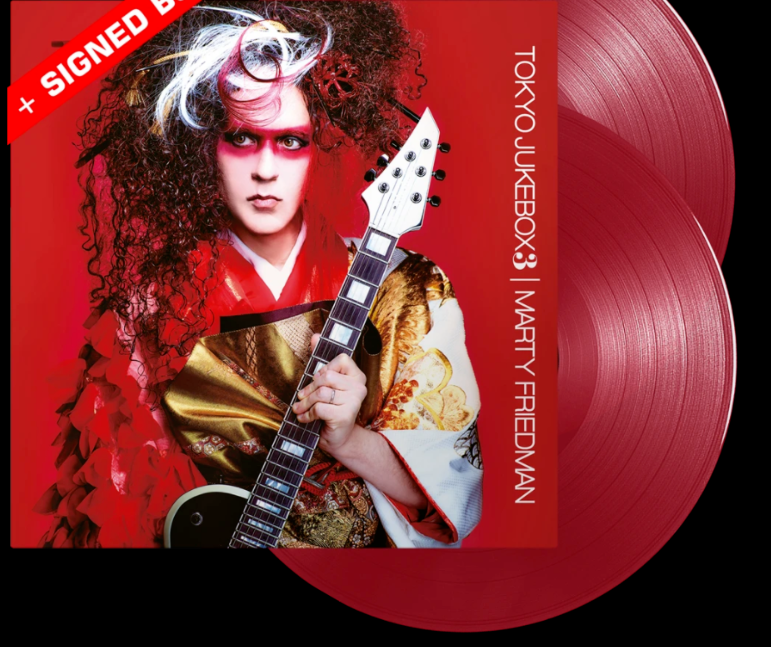 Marty Friedman ‎– Tokyo Jukebox 3 SIGNED Transparent Red 2 Vinyl