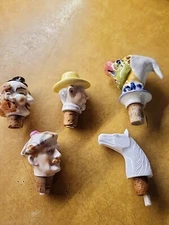 Vintage - cnarly Head Ceramic Wine Stopper Cork 