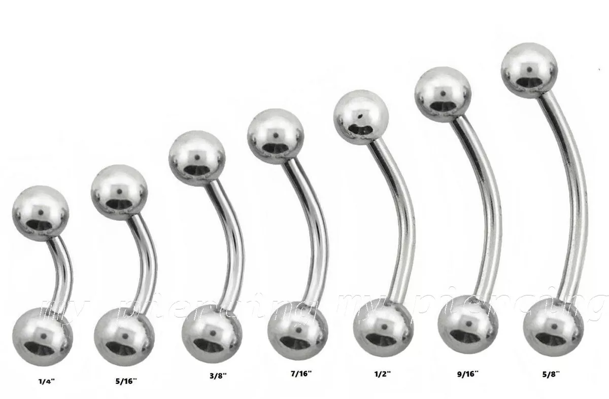 Clicker Belly Button Rings, Body Piercing Jewelry, 1.6mm Titanium  Rhinestones | eBay