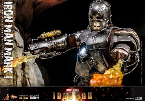 Especial Ed. hot toys 1/6 Marvel: iron man - iron man Mark I Diecast MMS605 D40B - Imagen 9 de 15