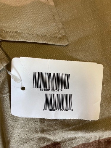 Desert DCU 3 Color Camo Blouse, Desert Jacket, SIZE LARGE/LONG, USGI issued - Picture 4 of 9
