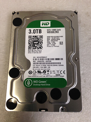 Western Digital Green WD30EZRX-00SPEB0 3 TB SATA 3.5 