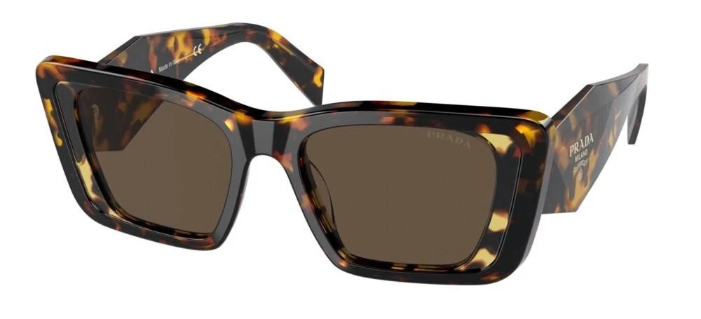 PRADA SYMBOLE PR 08YS 01V 8C1 Honey Havana Brown Lens Women