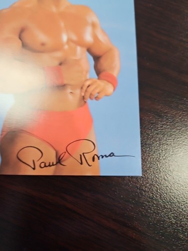 Vintage 1988 WWF Superstars Series Paul Roma Postcard Rare Nice Fast Shipping - Picture 8 of 9