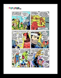 Sal Buscema Defenders #11 Rare Production Art Pg 2