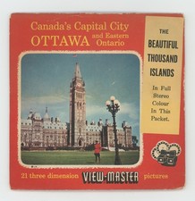 Ottawa and Eastern Ontario Canada View-Master Packet A-036 Exc.