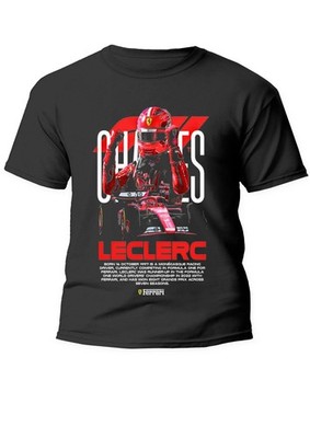 Charles Leclerc T-Shirt 100% Baumwolle