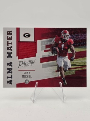 2019 Panini Prestige #AM-SM Sony Michel Alma Mater Relics