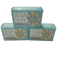 Organic Goat Milk Soap 3.5oz 3 Pack Lavender Oatmeal & Patchouli Olive Seeds