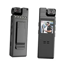 64G Body Camera with Video Recording, 1080P HD Police Body Worn Cam with 180° 
