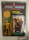 Star Wars Power of the Force C3PO AFA 85 Y-NM 1985 Unpunched 92 Back