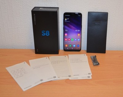 Samsung Galaxy S8 - 64 GB   Midnight Black (Ohne Simlock)/ Gebraucht 