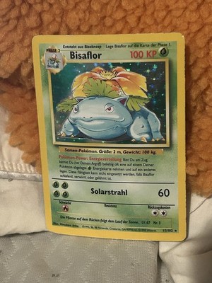 Pokémon TCG; German Venasaur Holo 15/102 HP Unlimited 1999 RARE