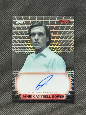 #ad #ad Jamie Campbell Bower as Vecna Auto 2025 Topps High Tek Stranger Things #A JCB SP $120.00