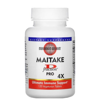 Maitake D-fraction Pro 4X 120 vegiTabs