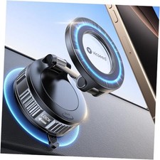 2026 Upgraded Car Phone Holder for Magsafe Car Mount 85 LBS Black-Vacuum