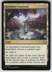 Secluded Courtyard #350 Commander: The Lost Caverns of Ixalan Uncommon Land