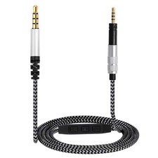 3mm Headphone Cable With Remote Mic Replacement For Sennheiser HD598 HD558 HD518