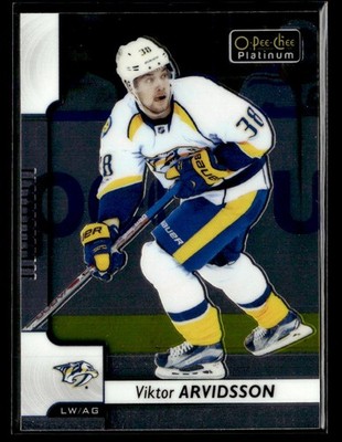 2017-18 O-Pee-Chee Platinum #119 Viktor Arvidsson Card Nashville Predators