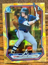 2026 Bowman Sapphire Eric Hartman 1st Bowman Gold Sapphire /50