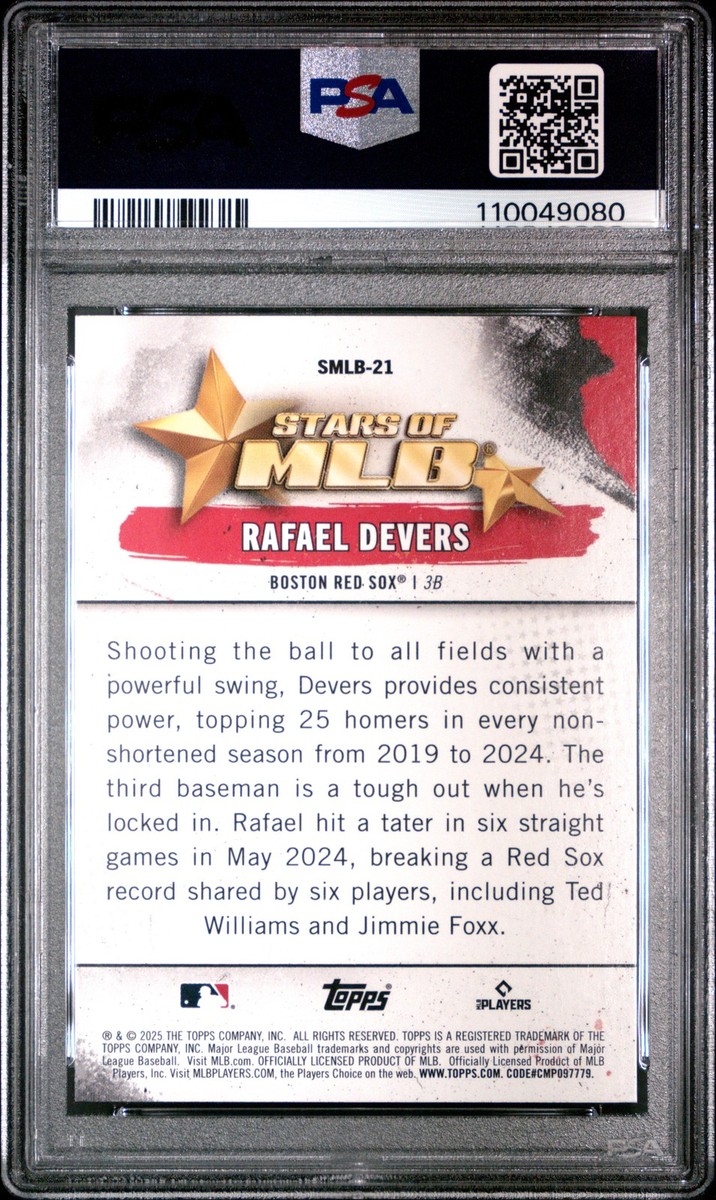 2025 Topps Series 1 - Stars of Mlb Rafael Devers #SMLB-21