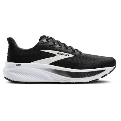 Brooks Ghost 17 Road-Running Men's Shoes - Black/Grey/White
