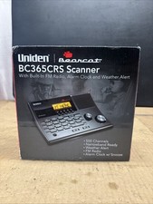 Uniden Bearcat BC365CRS Scanner, 500 Channels, FM Radio, Alarm Clock, New