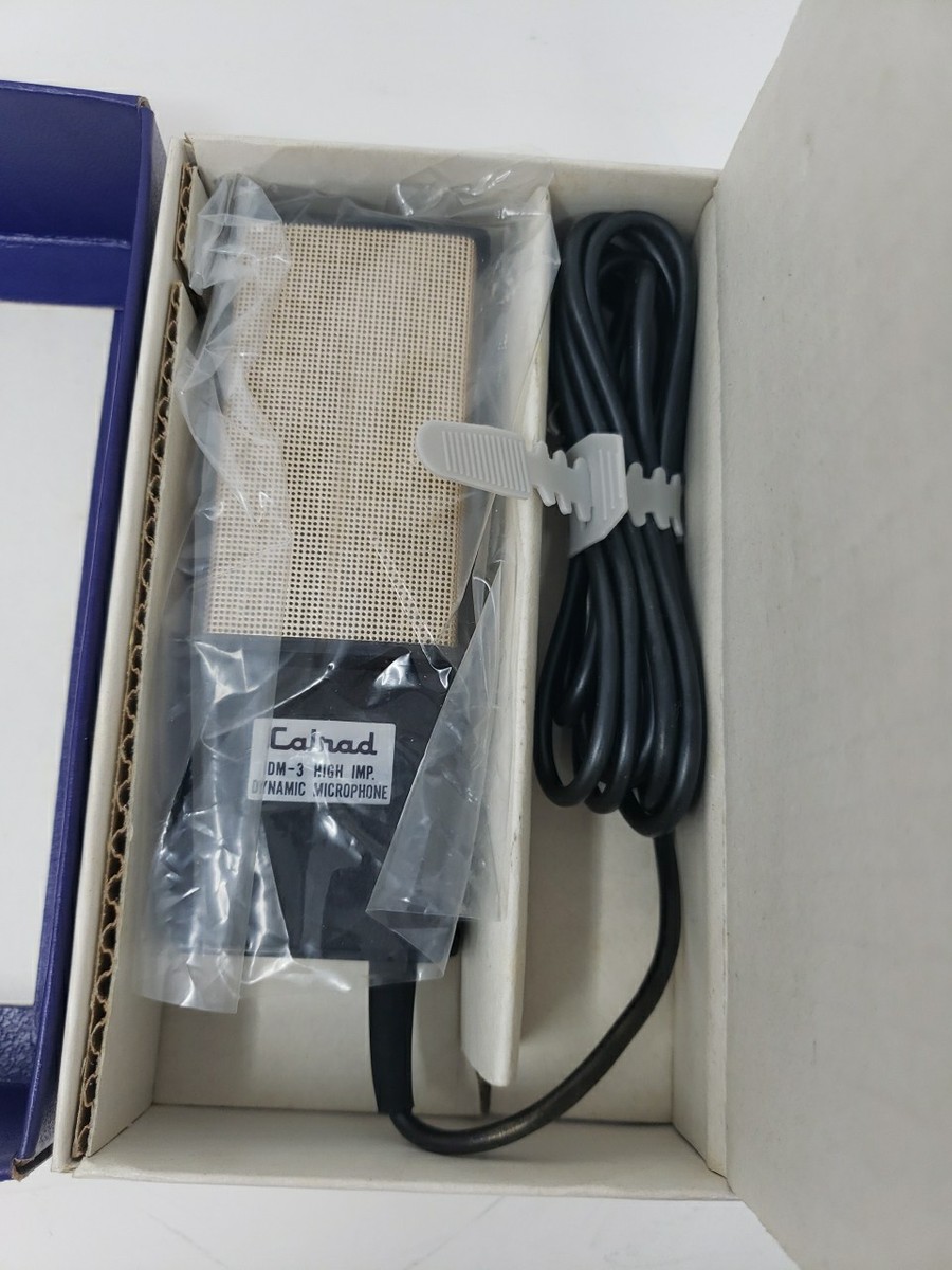 Calrad DM-3 Japan High Imp, Dynamic Vintage Microphone Pre-Owned