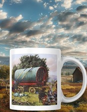 Gypsy Wagon Art Work Mug Personalised Mug 11oz Coffee Mug