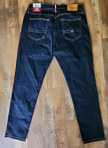 Tommy Hilfiger Denim Mens Stretch Slim Tapered Jeans Size 34x30 FA20 - Picture 9 of 13