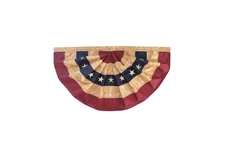 Briarwood Lane Tea Stained Patriotic Bunting 36" x 18"