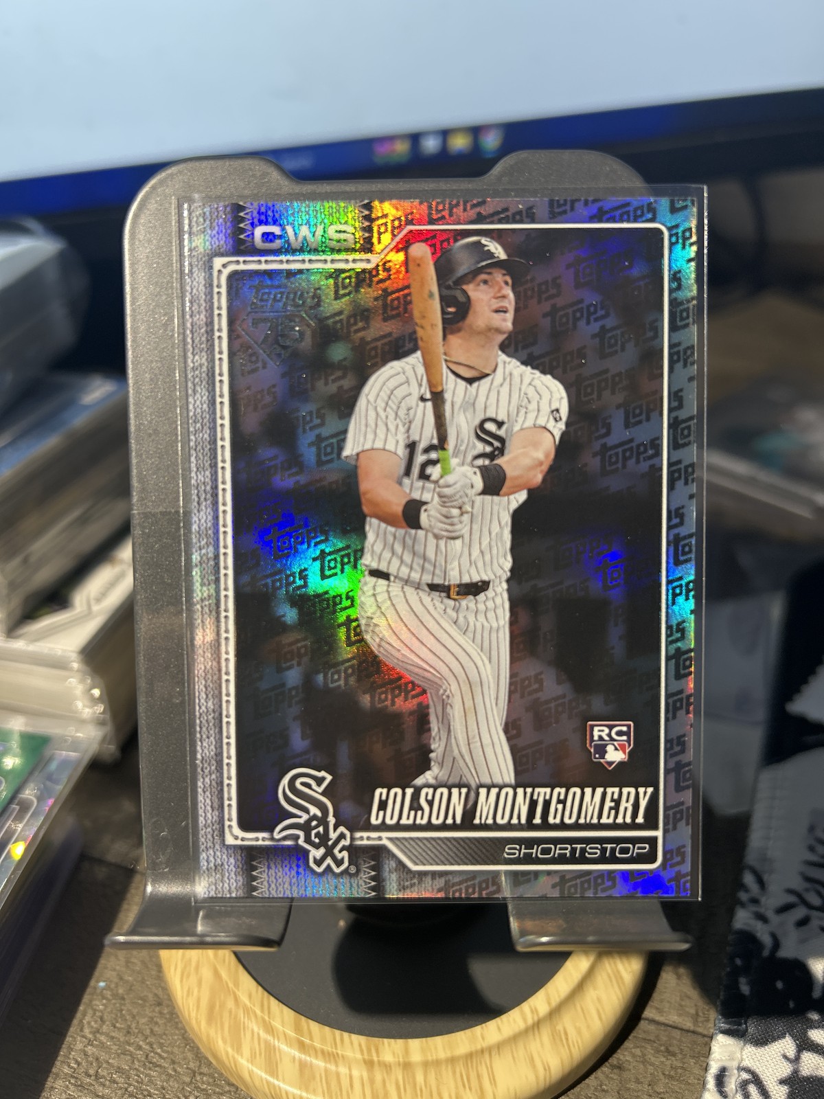 2026 Topps #157 Colson Montgomery Topps Foil Pattern
