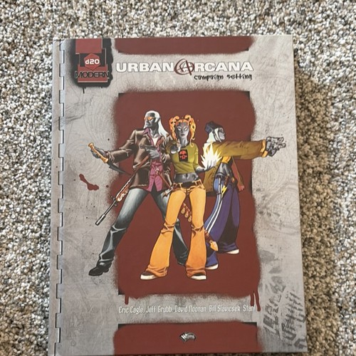 Wizards of the Coast Urban Arcana Campaign Setting d20 Modern RPG Book 2003