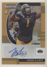 2020 Panini Prizm Draft Picks Rookies Neon Orange /149 Jordan Elliott Auto 0d1y