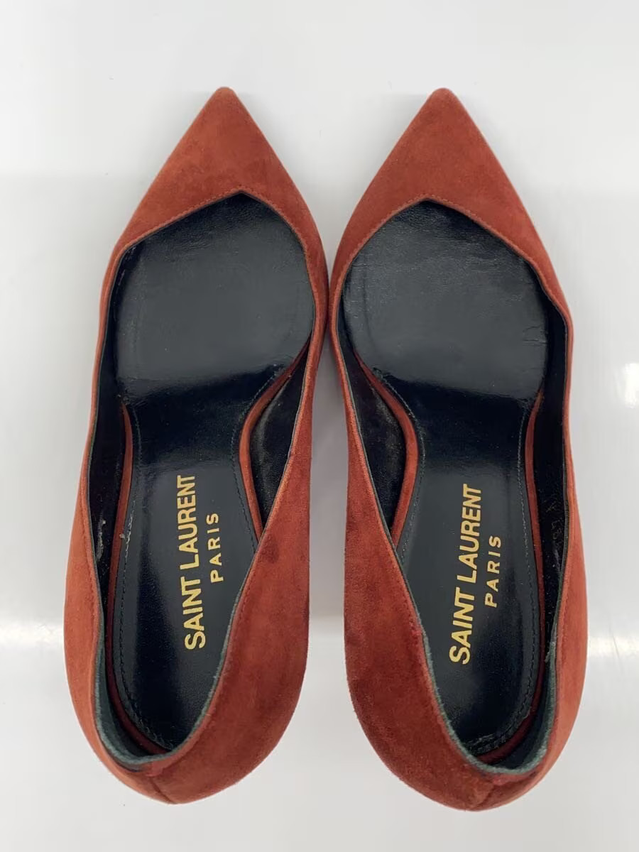 Saint Laurent Pumps 34 Brw Suede 484389 Jlr29 thumbnail 3