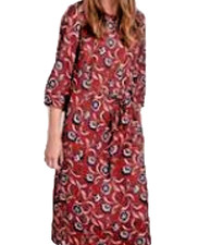 Seasalt Wild Garden Dress Painterly Masala cotton blend Size 8 New Tags BNWT