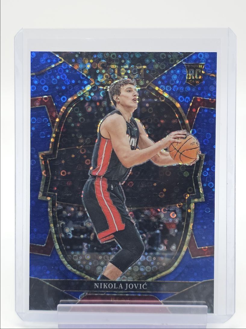 NIKOLA JOVIC 2022-23 SELECT CONCOURSE ROOKIE BLUE DISCO HEAT /25 Q5030