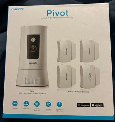 Zmodo 1080P Wireless Camera with 4 sensors WiFi Home Indoor Security Camera SD-