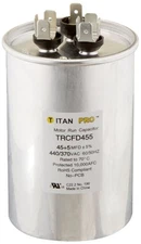 , 1 Count (Pack of 1), No Color Packard TRCFD455 45+5MFD 440/370V Round Run C...