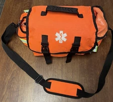 Elite First Aid Pro-II Trauma Bag - Fully Stocked First Responder Bag Orange