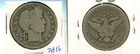 1904 O BARBER SILVER HALF DOLLAR GOOD 3916T