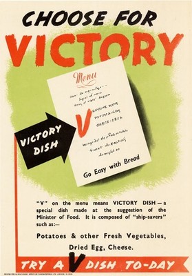 WB27 Vintage WW2 British Dig On For Victory WWII War Poster Re-Print A2//A3//A4
