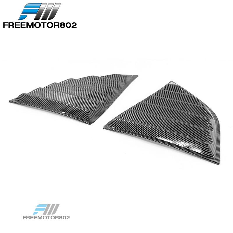 For Nissan Versa 2007-2012 Carbon Fiber Side Window Louvers Scoop
