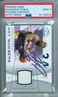 Shaquille O'Neal 2004 Flair Hot Numbers Jersey SP/250 PSA DNA Mint 9 Auto