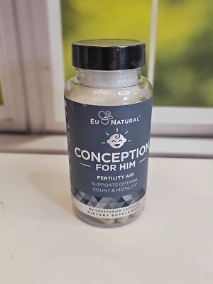 Conception For Him Fertility Supplements for Men Male Booster 60 Veg Capsules