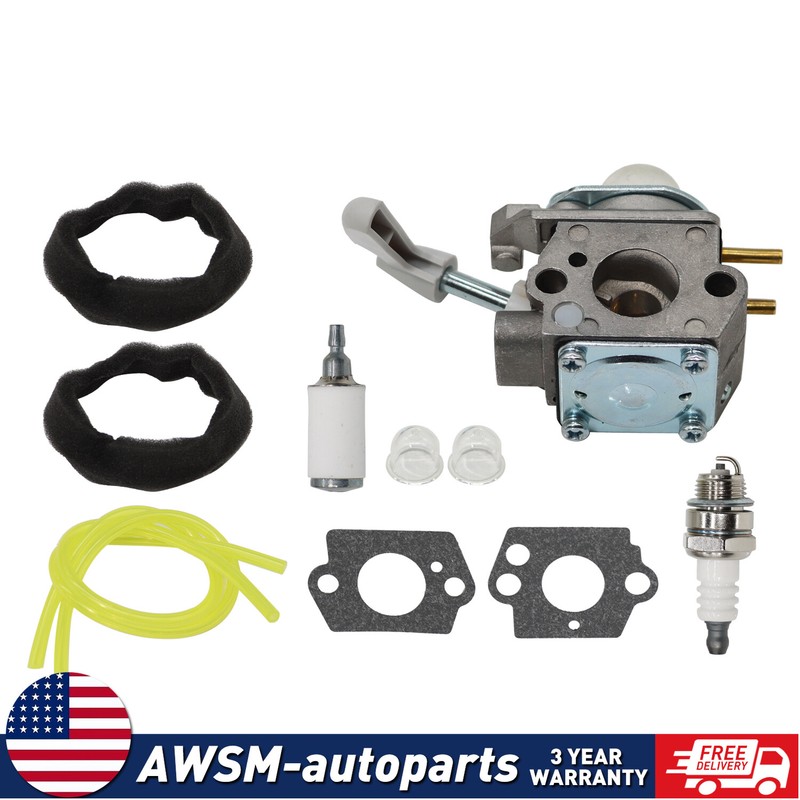 Carburetor Kit Fit for Homelite 26B Blower UT09526 308054114, 308054075 Carb Kit
