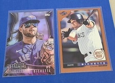 DANTE BICHETTE ARTIST PROOF BO BICHETTE INSERT LIKE FATHER, LIKE SON 2 CARD LOT